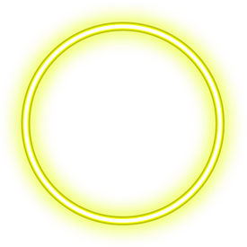 Round Neon Yellow Frame