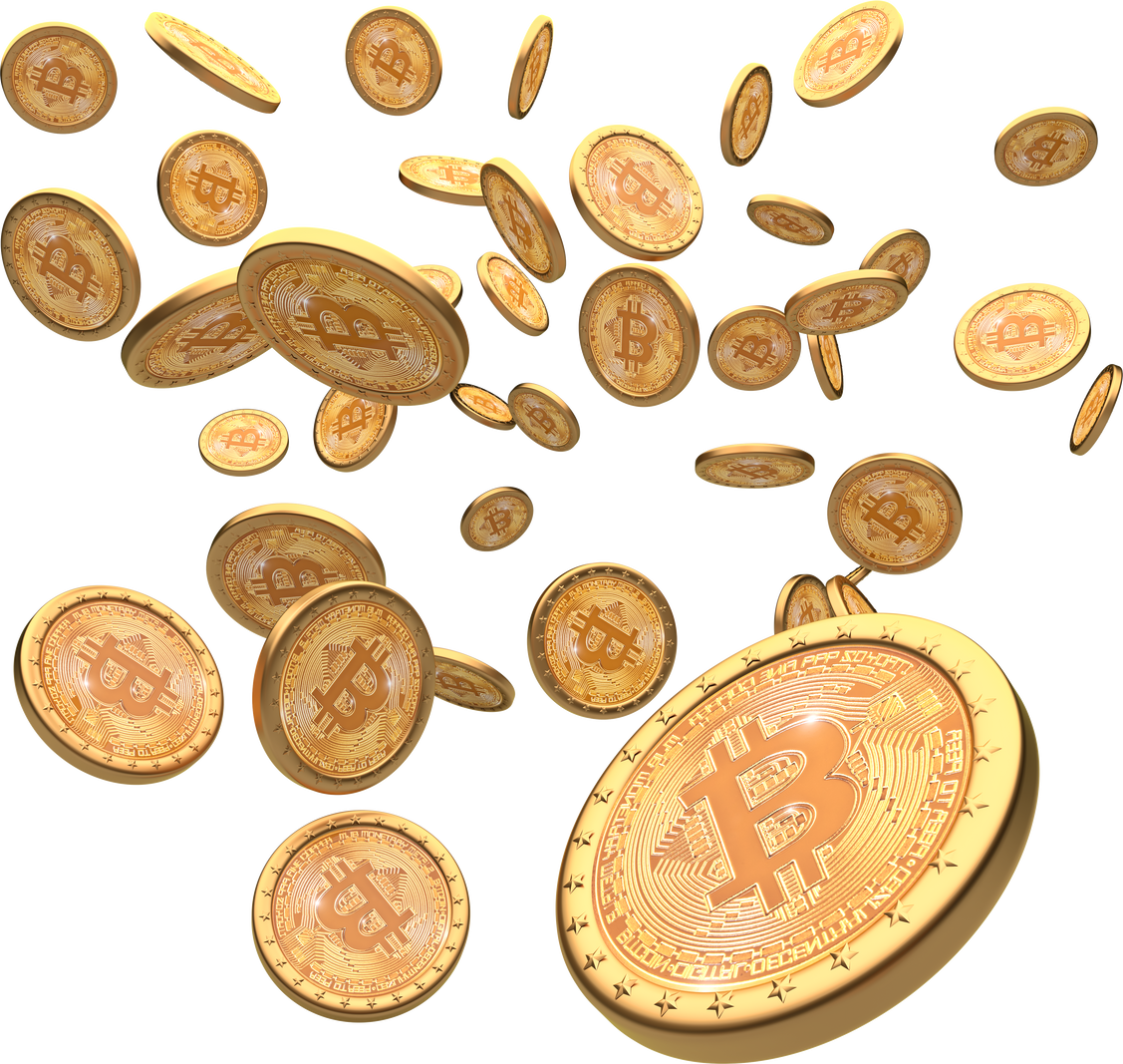 Bitcoin 3D Background