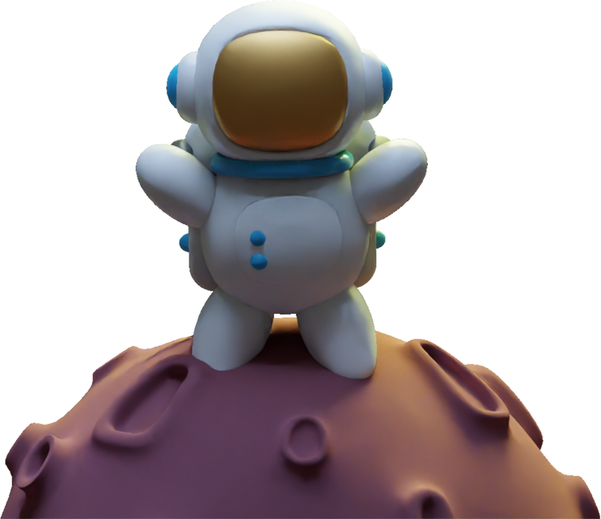 3D Cute Astronaut