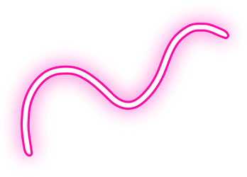 Neon Doodle Illustration