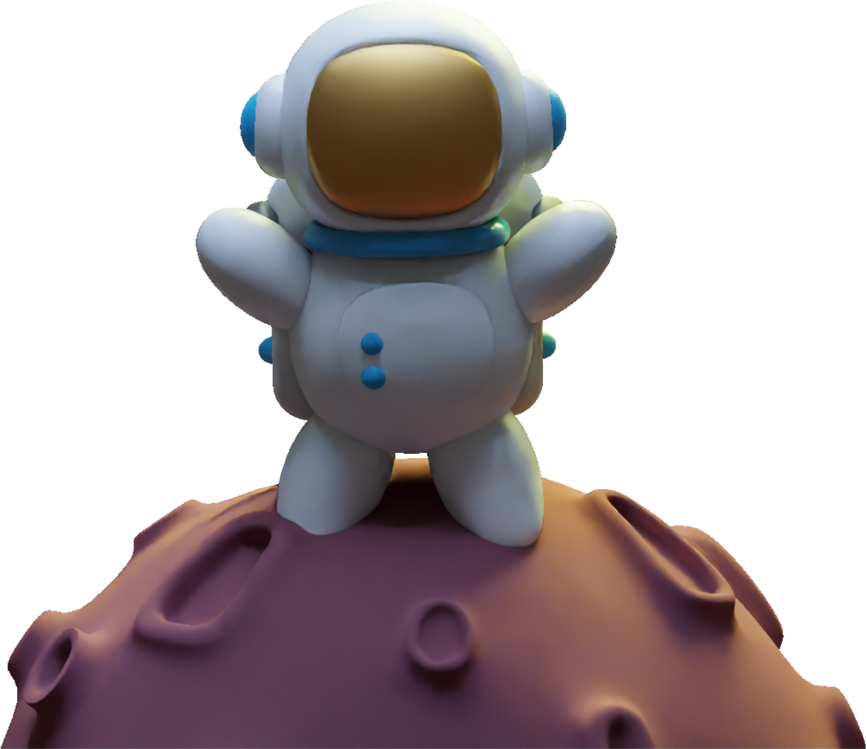 3D Cute Astronaut