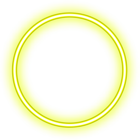 Round Neon Yellow Frame