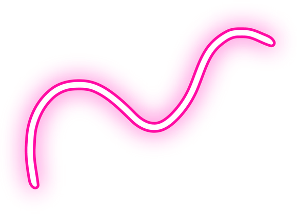 Neon Doodle Illustration